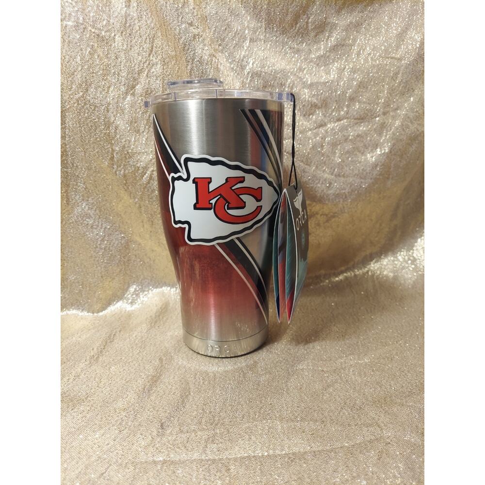 NEW Orca Chaser 27oz Stainless Steel Insulated Tumbler Mug Kansas City Chiefs